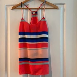 J.Crew Factory striped racerback tank